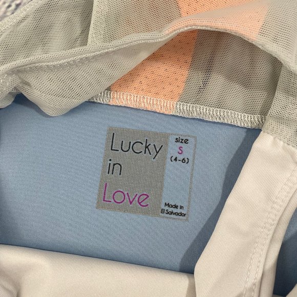 Lucky In Love Tennis Color Block V Neck Tank Tops - Picture 5 of 6